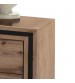 Seashore 4 Pcs Dresser Bedroom Suite in Solid Acacia Timber in Silver Brush Colour